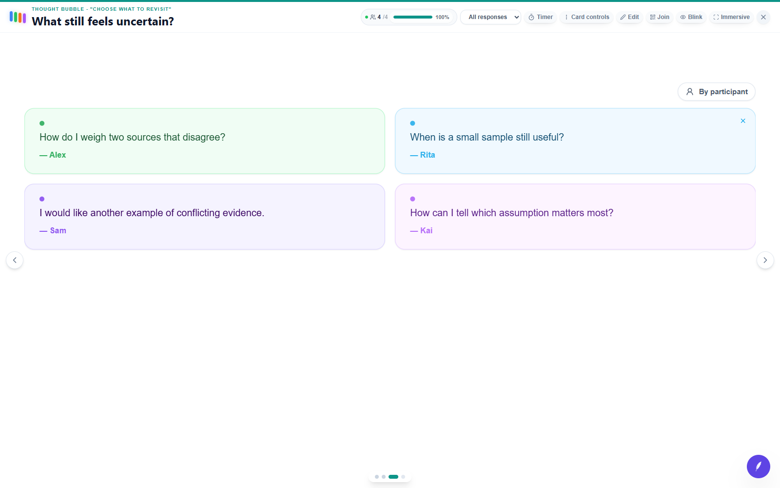 edauthor room screen: What still feels uncertain?